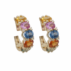 DABAKAROV Multicolored Sapphire Earrings
