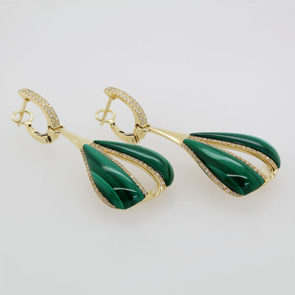 DABAKAROV Malachite Earrings - Image 2