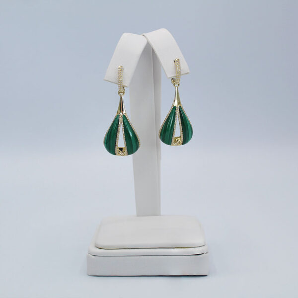 DABAKAROV Malachite Earrings - Image 3