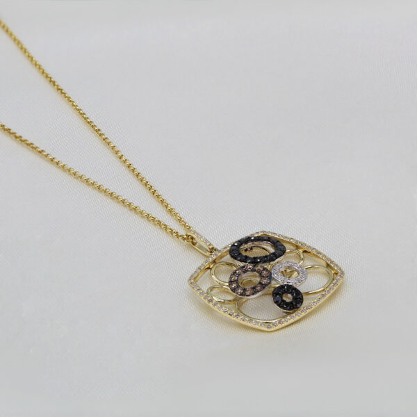 DABAKAROV Black and White Diamond Pendant - Image 2