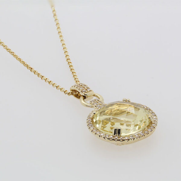 DABAKAROV Lemon Quartz Pendant - Image 2