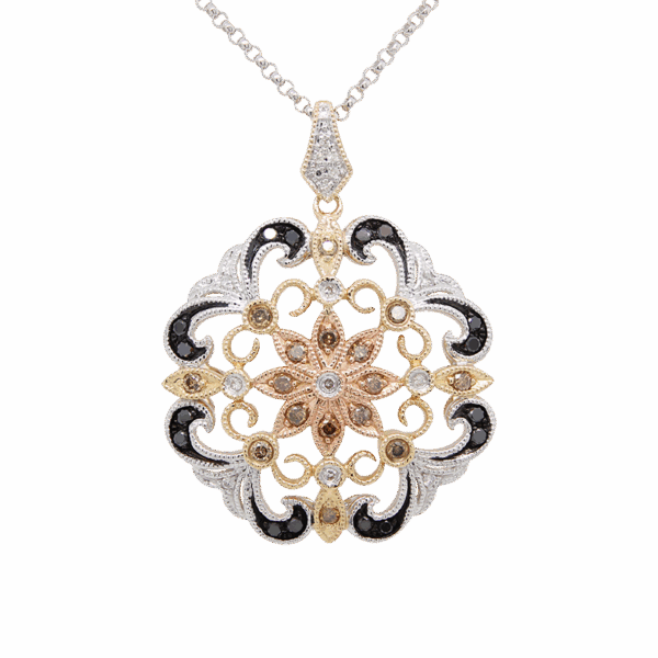 DABAKAROV Multicolored Diamond Pendant