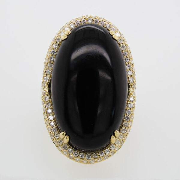 DABAKAROV Black Agate Ring - Image 2