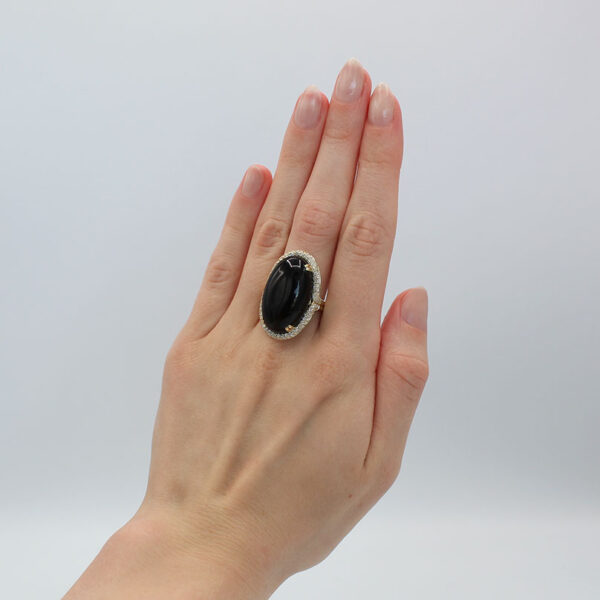 DABAKAROV Black Agate Ring - Image 4
