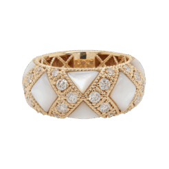 "Ocean's Embrace" Mother of Pearl Ring