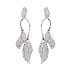 "Tendril Vines" Diamond Earrings