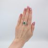 "Lush Pear" Emerald Ring - Image 3