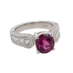 "Raspberry" Rhodolite Garnet Ring