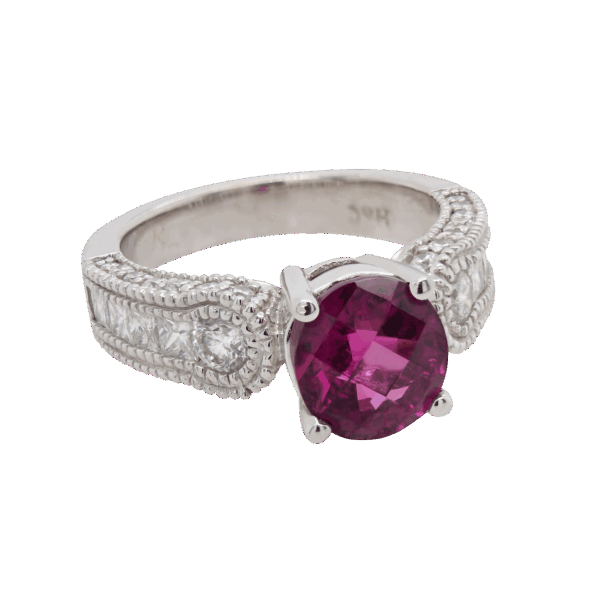 "Raspberry" Rhodolite Garnet Ring