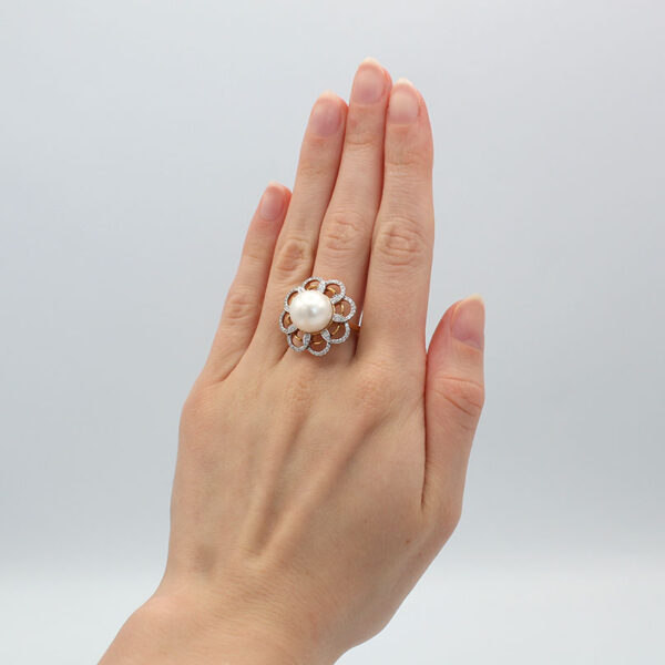 "Nautical" Pearl Ring - Image 4