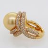 75% OFF Golden South Sea Pearl Ring - Image 3