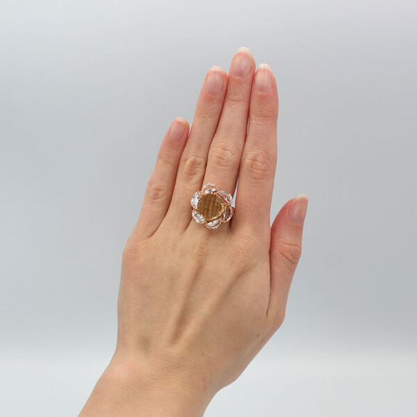 "Primrose" Lemon Quartz Ring - Image 4