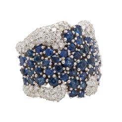 "Starry Constellation" Estate Sapphire Ring