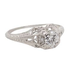 "Deco Delight" Art Deco Diamond Ring