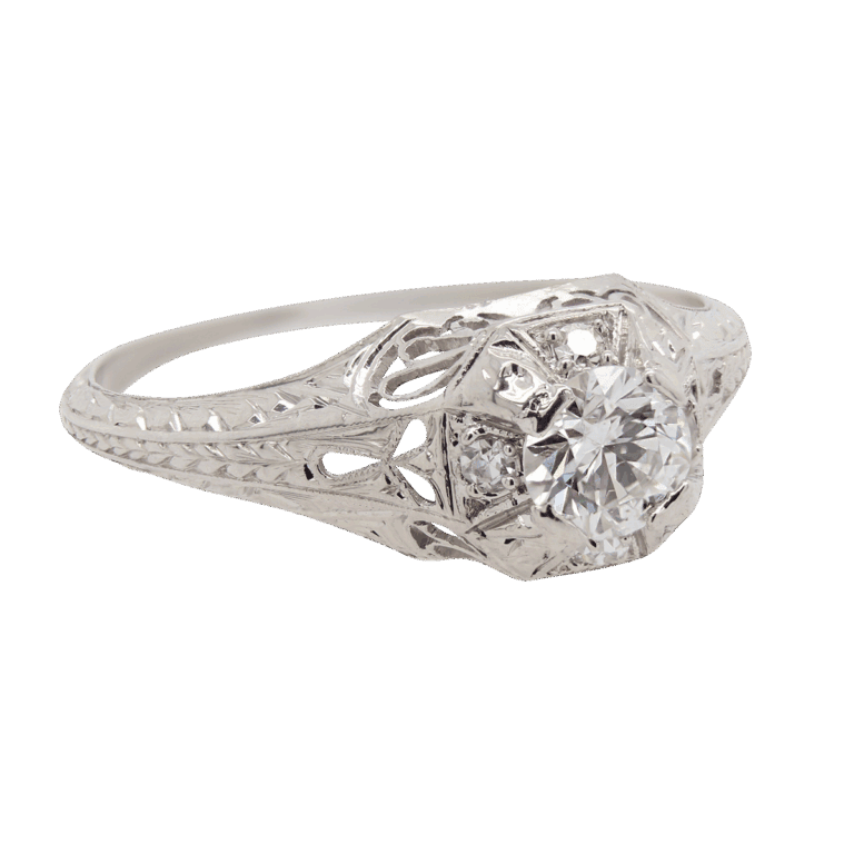 "Deco Delight" Art Deco Diamond Ring