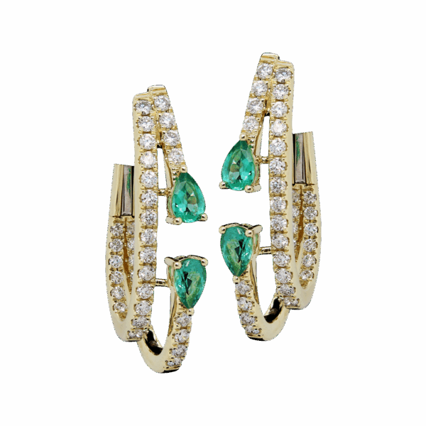 DABAKAROV Emerald Earrings