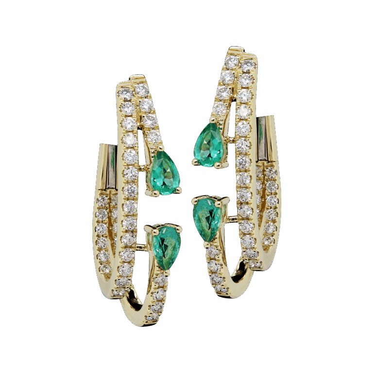 DABAKAROV Emerald Earrings