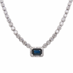DABAKAROV Sapphire and Diamond Necklace