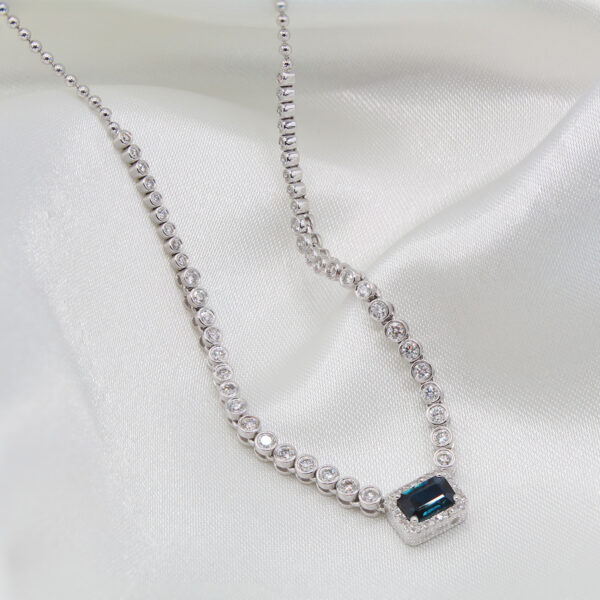 DABAKAROV Sapphire and Diamond Necklace - Image 2