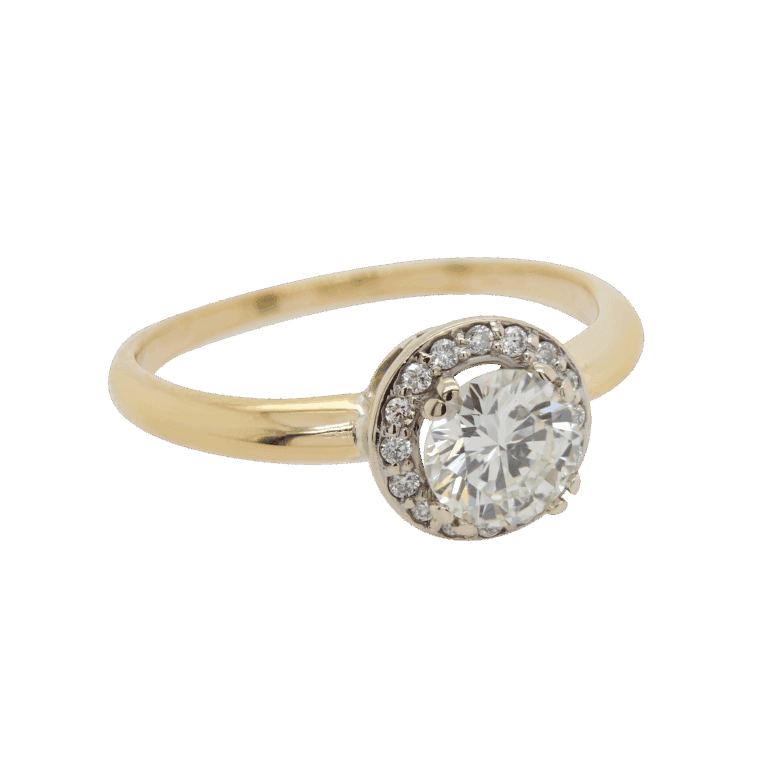 "Classic Halo" Diamond Ring