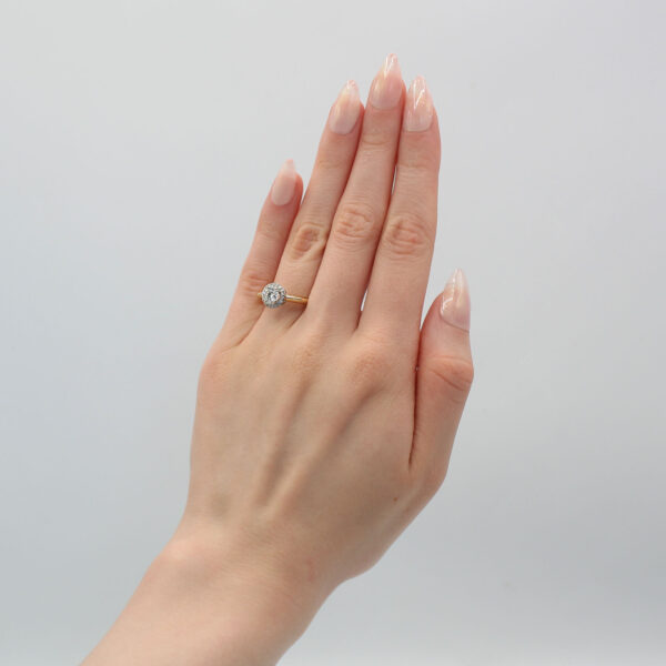 "Classic Halo" Diamond Ring - Image 3