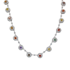 "Luminous Luxury" Estate Rainbow Sapphire Necklace
