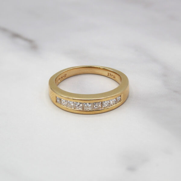 "Sparkling Channel" Diamond Band - Image 2