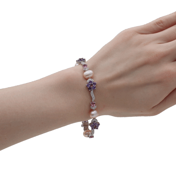 DABAKAROV Floral Multistone Bracelet