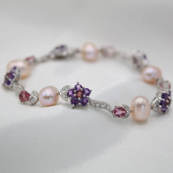 DABAKAROV Floral Multistone Bracelet - Image 2