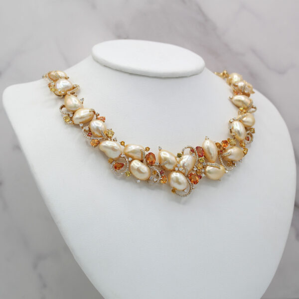 DABAKAROV South Sea Pearl and Sapphire Necklace - Image 4
