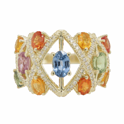DABAKAROV Multicolored Sapphire Ring