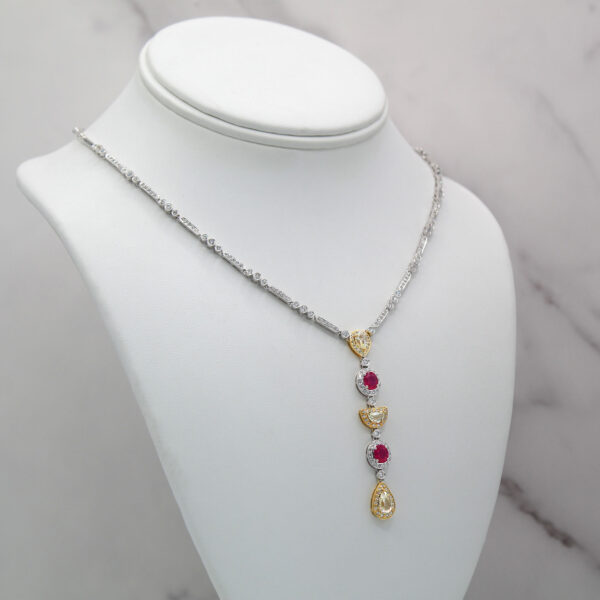 DABAKAROV Diamond and Ruby Necklace - Image 3
