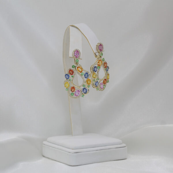 DABAKAROV Multicolored Sapphire Earrings - Image 3