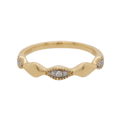 "Golden Wave" Diamond Band