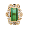 75% OFF "Forest Green" Green Tourmaline Ring