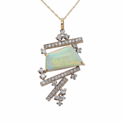 "Eclectic" Estate Opal Pendant