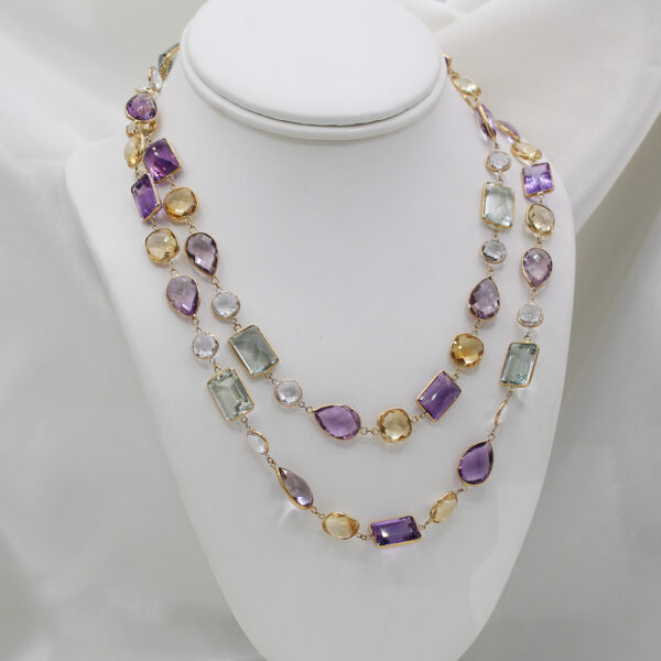 "Harmony" Multistone Necklace - Image 3
