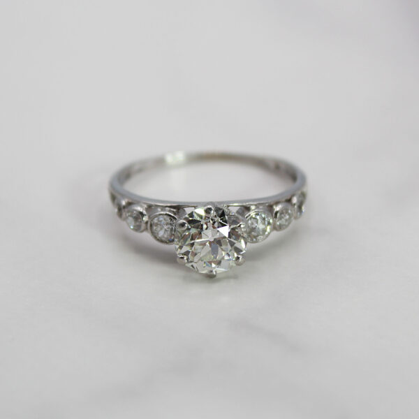 "European Bezels" Antique Diamond Ring - Image 2