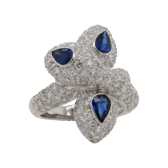 DABAKAROV Sapphire and Diamond Ring