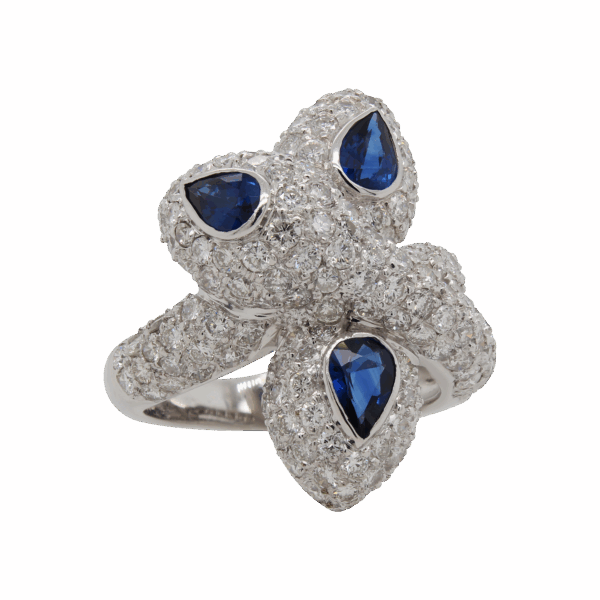 DABAKAROV Sapphire and Diamond Ring