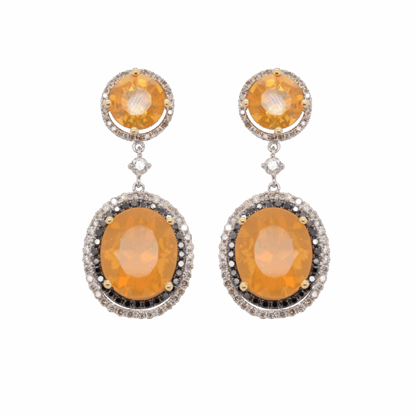 DABAKAROV Fire Opal Earrings