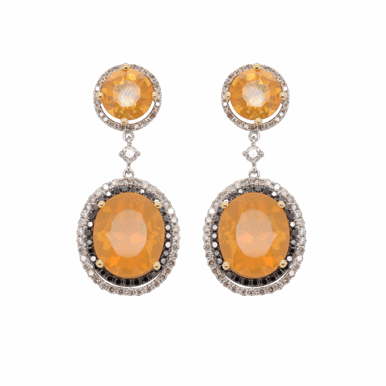 DABAKAROV Fire Opal Earrings