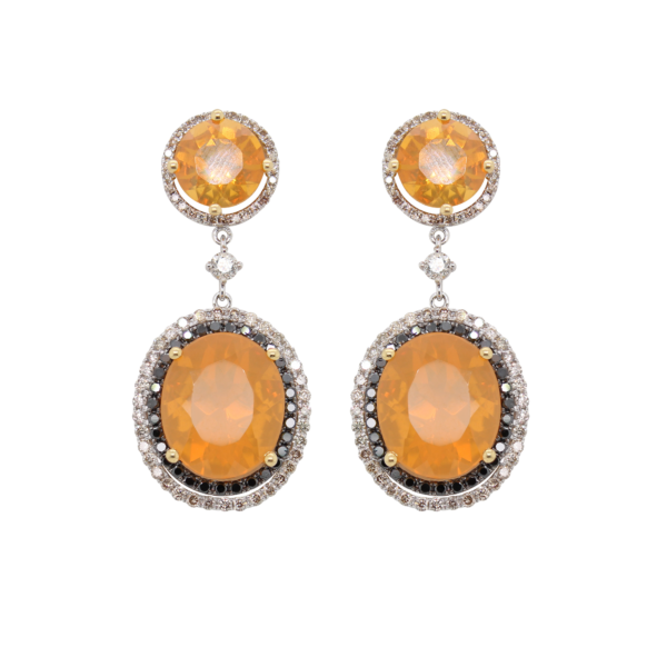 DABAKAROV Fire Opal Earrings