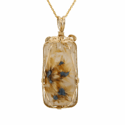 "Sunbeam" Estate Rutilated Quartz Pendant