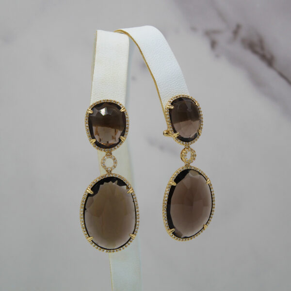 DABAKROV Smoky Topaz Earrings - Image 3