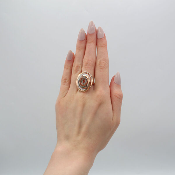DABAKAROV Diamond Swirl Ring - Image 3