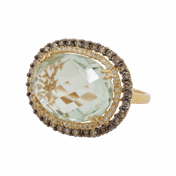 DABAKAROV Green Amethyst Ring