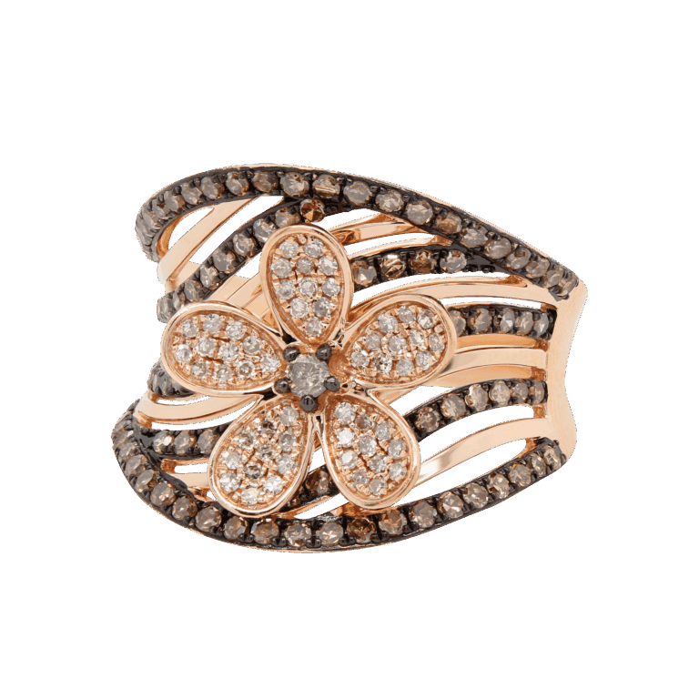 DABAKAROV Floral Diamond Ring