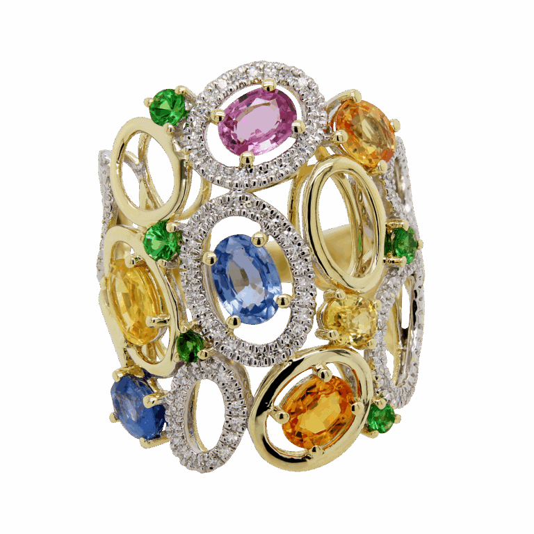 DABAKAROV Multicolored Sapphire Ring