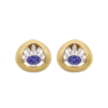 "Orchid" Vintage Tanzanite Earrings